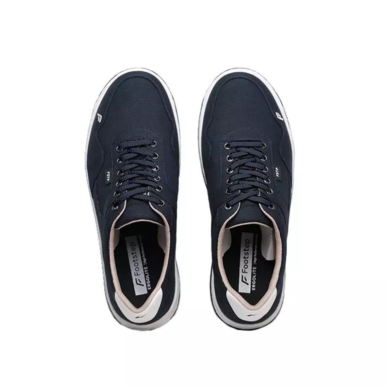 Footstep Footwear Sepatu Pria Sneakers Pop Fortez - Navy Original Shoes