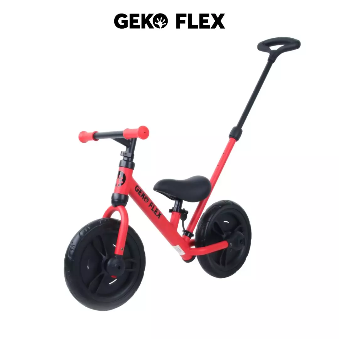 Geko Flex 6in1 Balance Bike Red - Sepeda Anak multifungsi