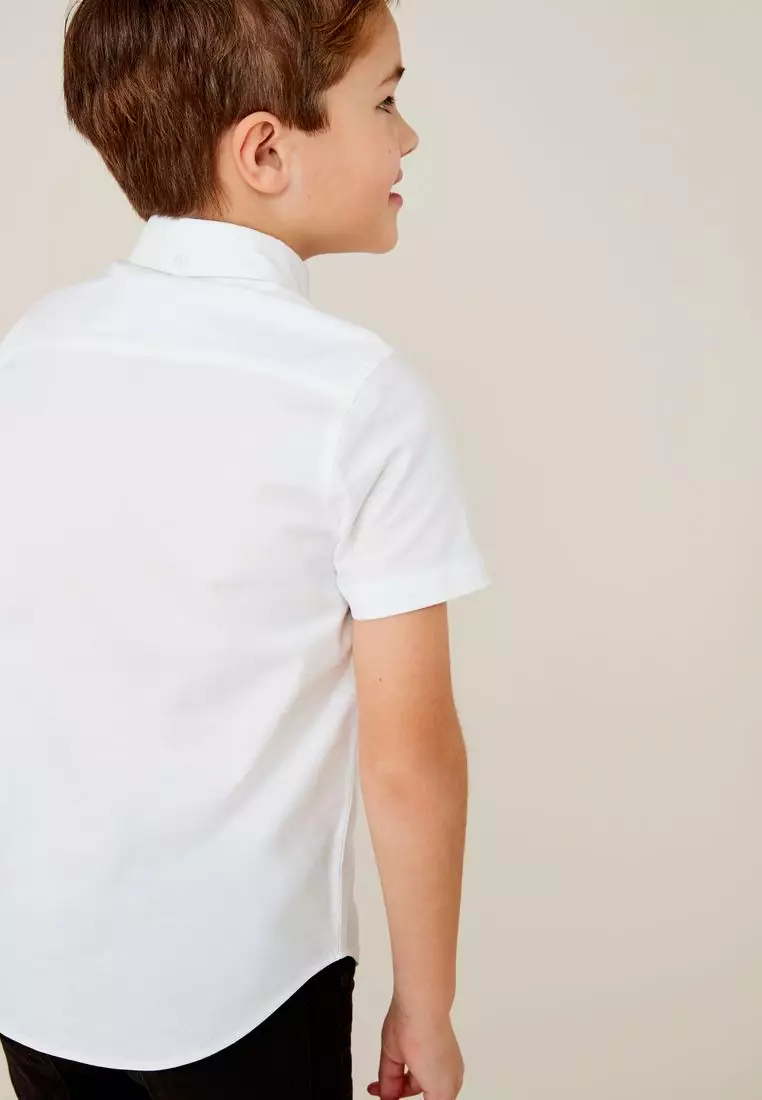 Short Sleeve Cotton Rich Oxford Shirt