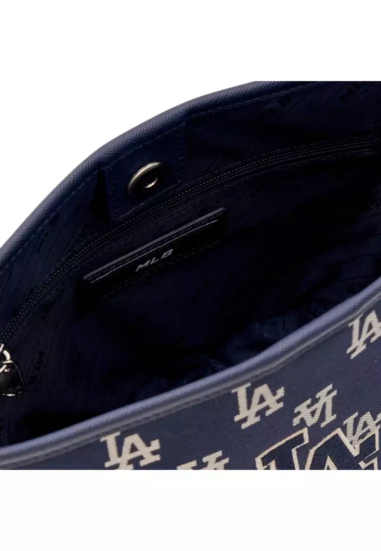MLB BIG CLASSIC MONOGRAM JACQUARD NEW BUCKET BAG LOS ANGELES