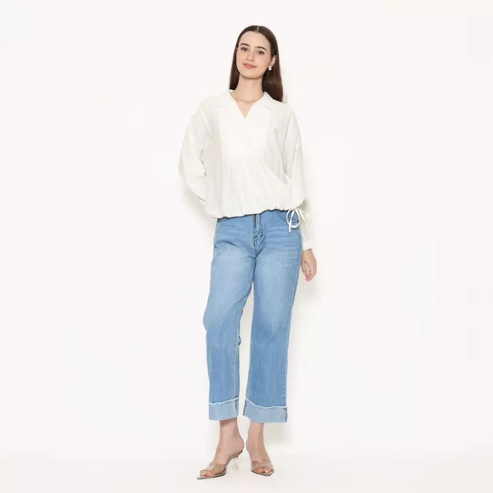Rodeo - Blouse Wanita - Kalitha Blouse - White