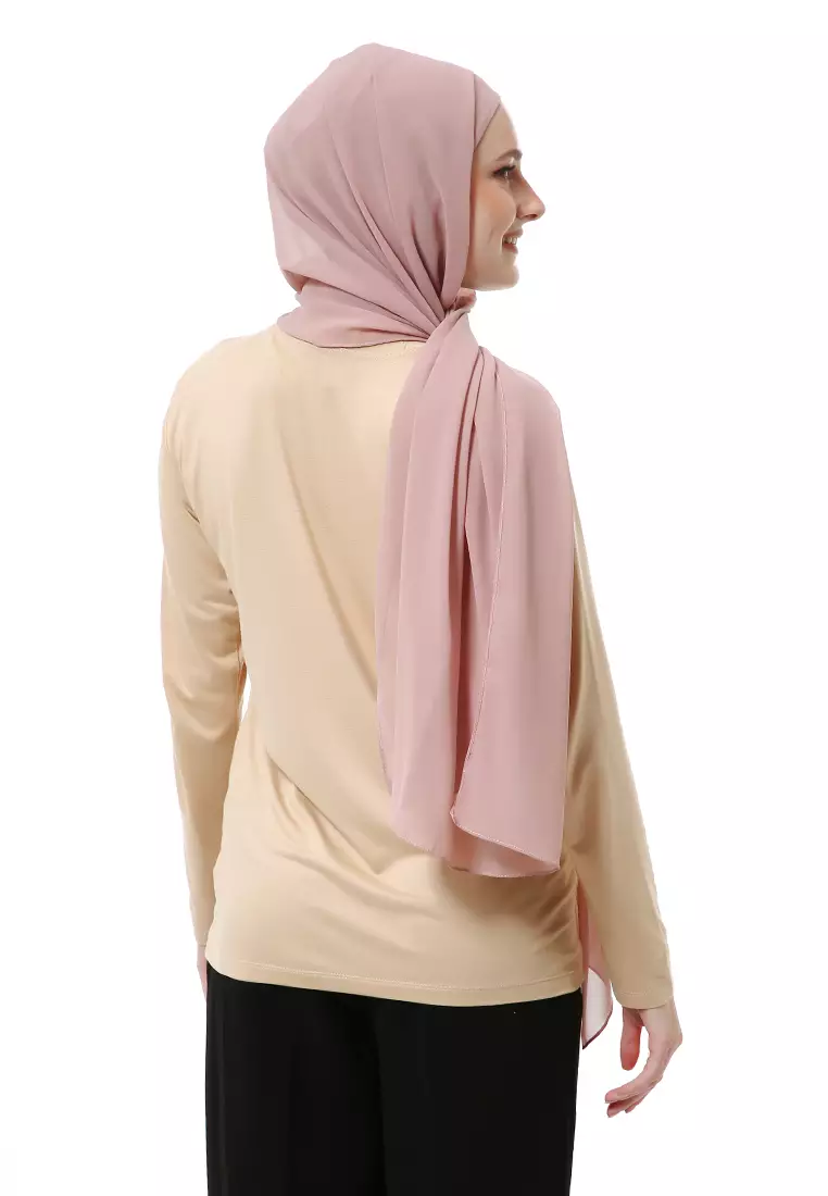 Zhalika Phasmina Motif Polos High Premium Quality - Lavender