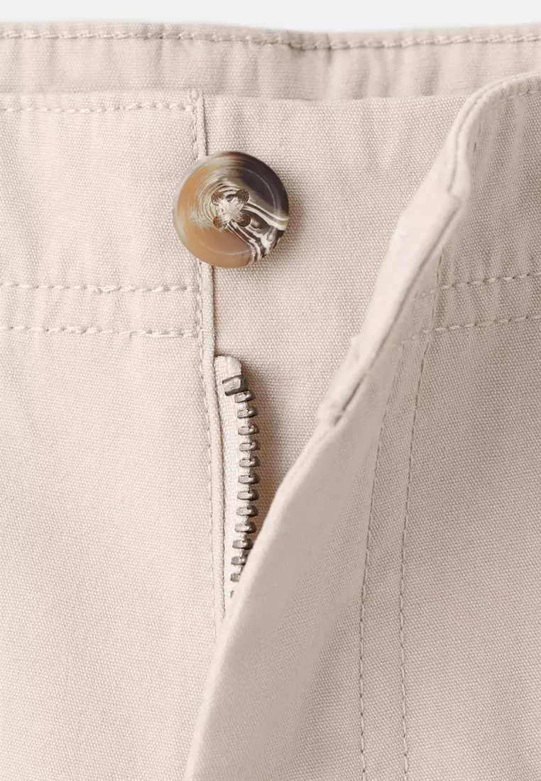 Cotton Cargo Trousers