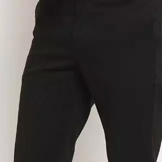 Schoeller Celana Chino Pria Slim Fit Panjang Katun Formal Kasual Warna Black – SANDRO