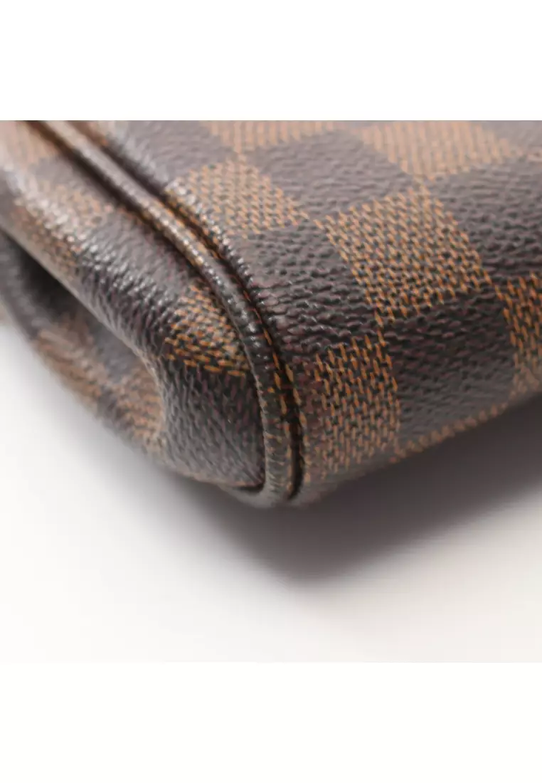 LOUIS VUITTON Favorite PM Damier Ebene Crossbody Bag Brown - 20% OFF