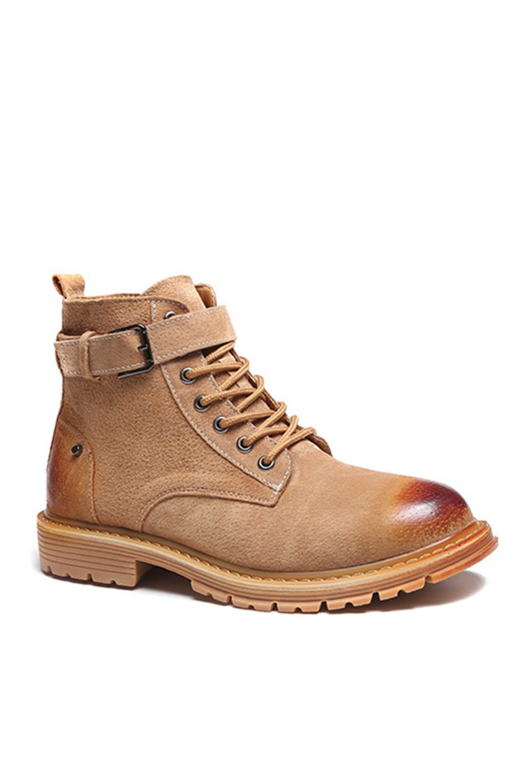 VANSA Stylish Leather Mid Boots VSM-B3320