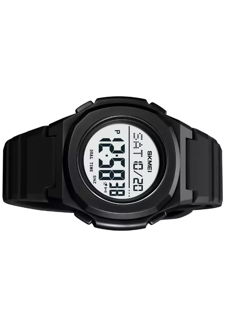 Jam Tangan Digital Pria Waterproof Many Function Strap Tali Material PU Silicone IR35 ORIGINAL