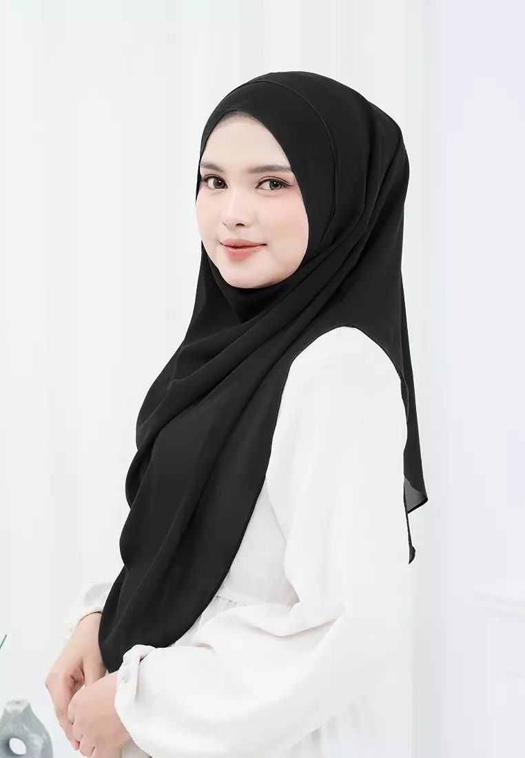 HIJAB INSTAN ZHAZA - BLACK