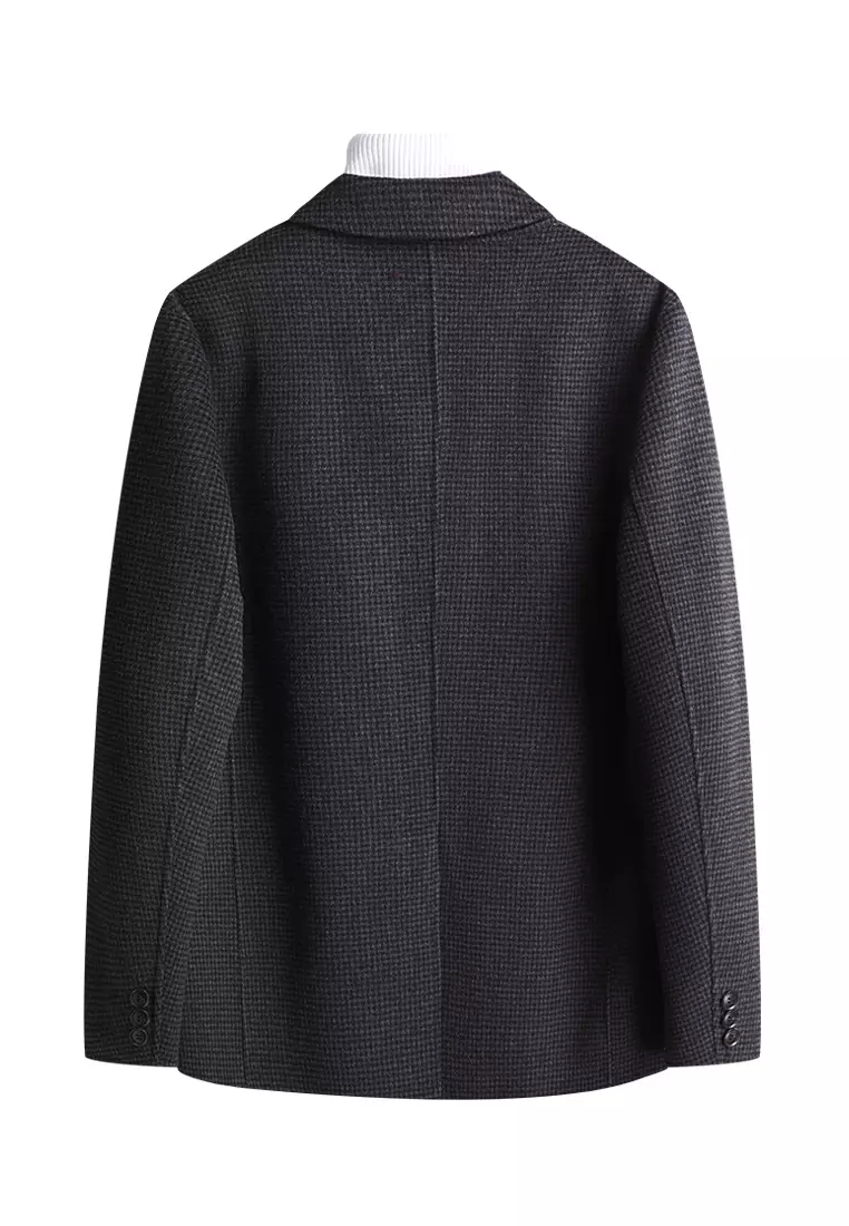 Casual Slim Wooled Suit 8819