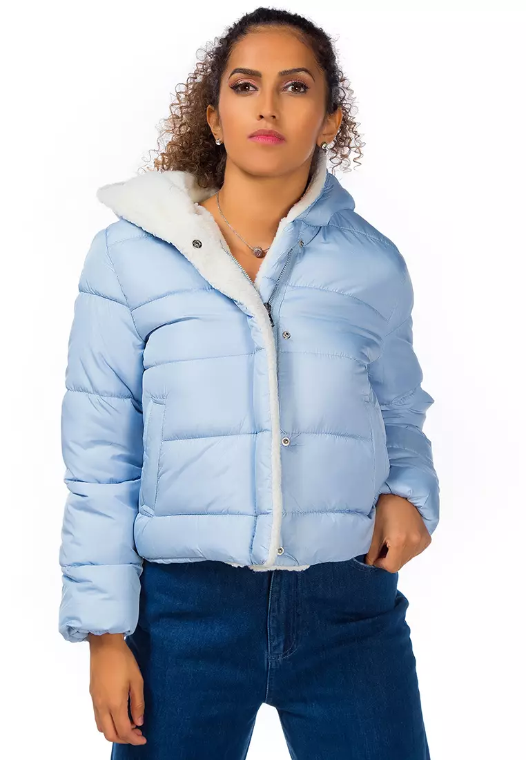 Puffer coats with 2025 fur hood