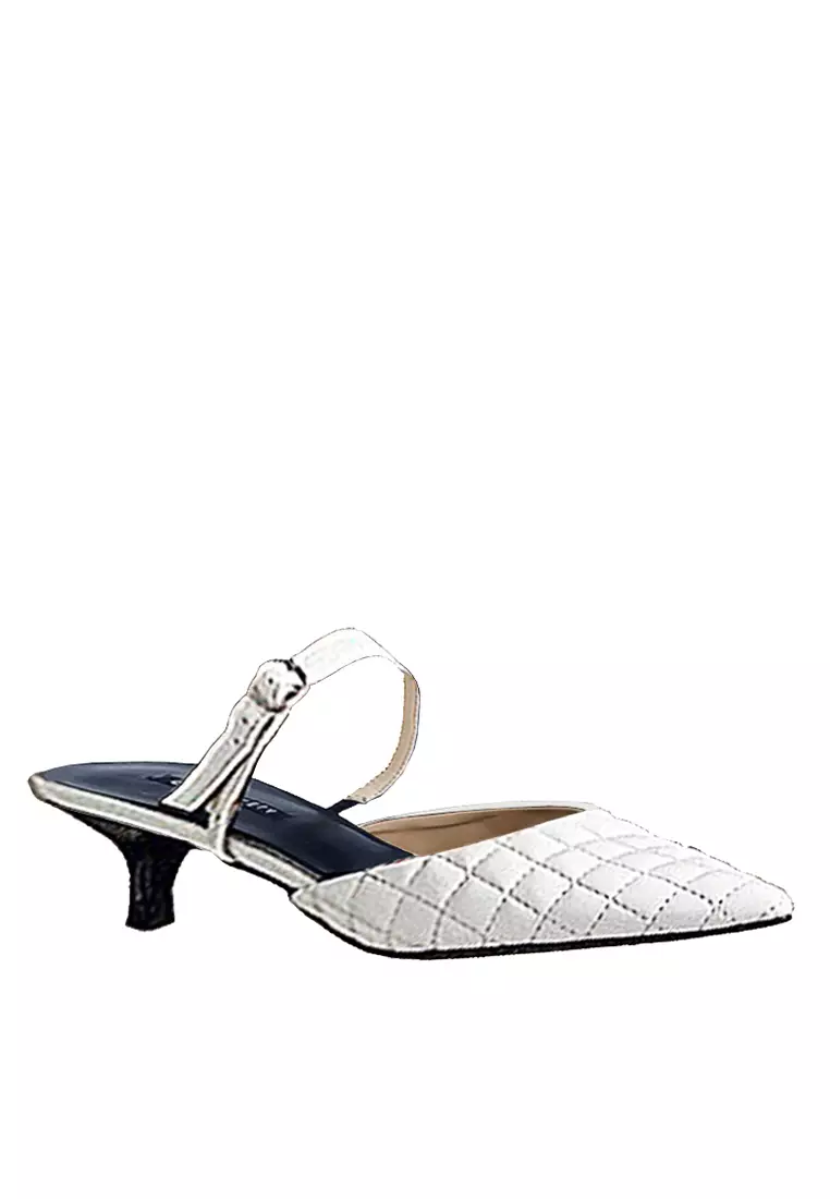Discount on Twenty Eight Shoes  shoes - SKU: VANSA Quilted Kitten Heel  VSW-H620521