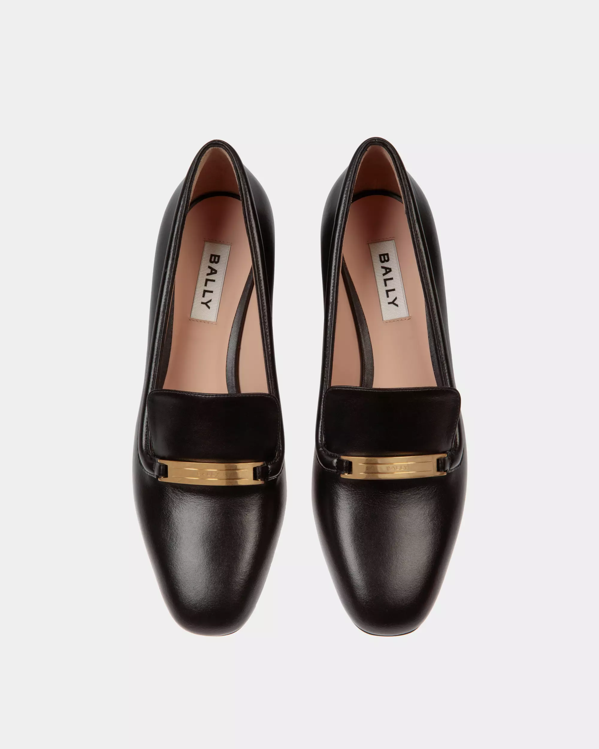Deco Pump in Leather - Black