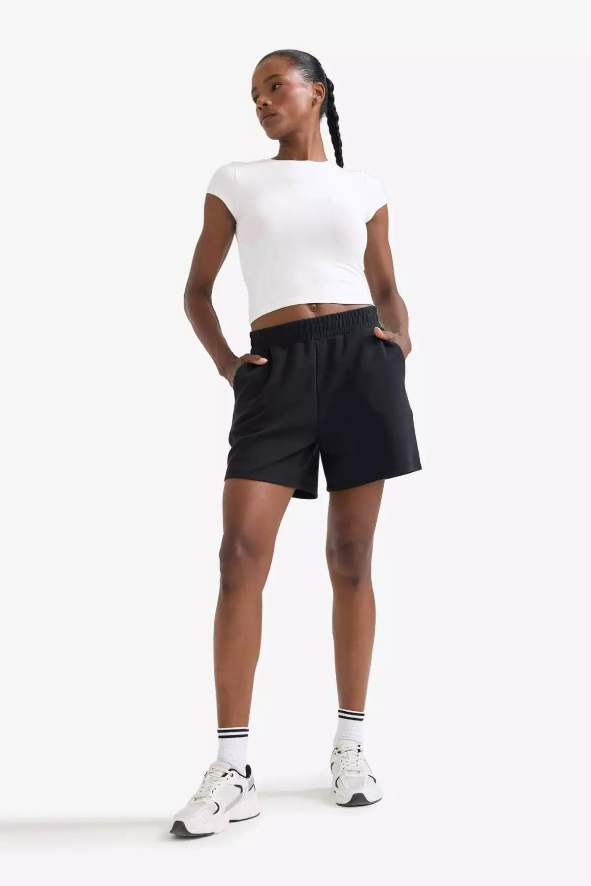Defactofit Standard Fit Short Leg Modal Shorts F5001Ax25Sm