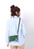 CHUMS green CHUMS Two Necked Shoulder Sweat Nylon - Green/Off White E86C7ACD0FD987GS_3