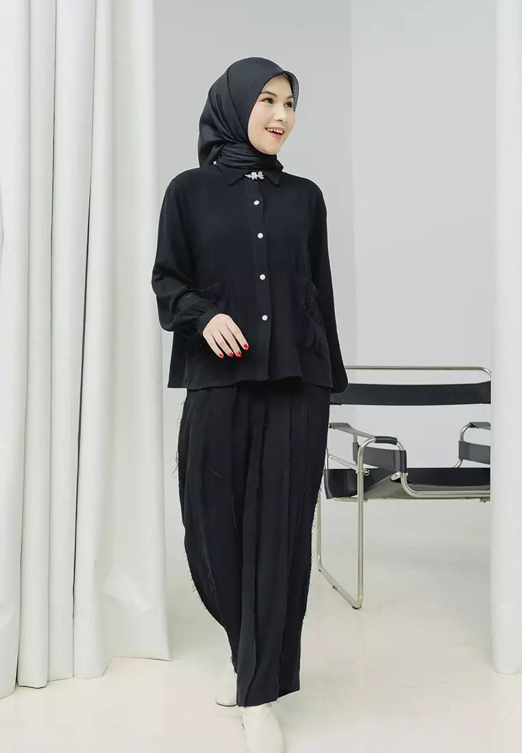 Tale Linen Set Black