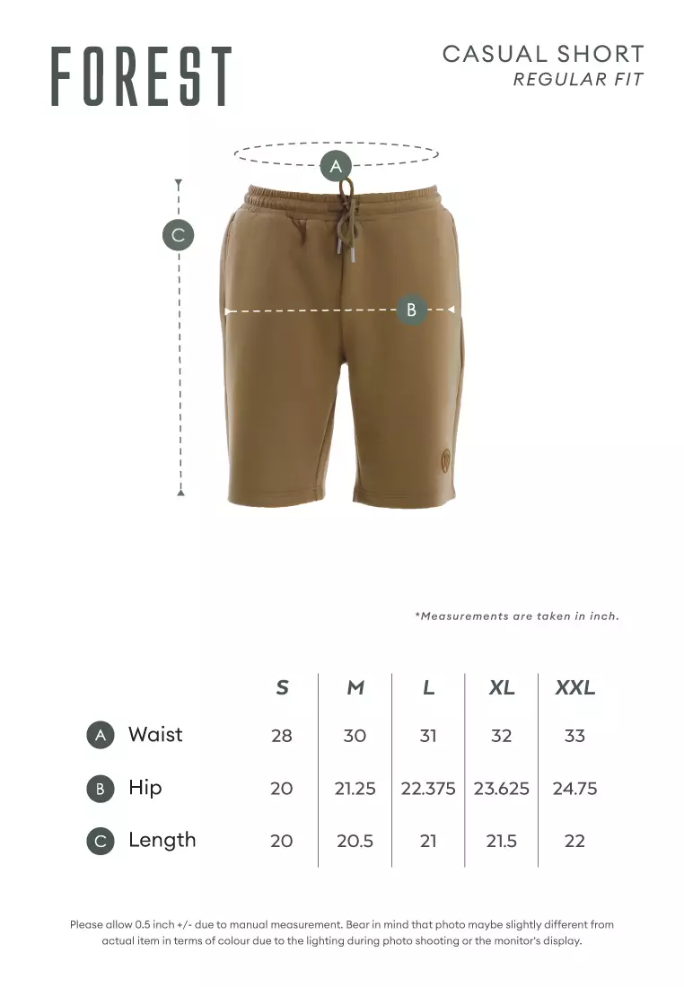 Forest Casual Short Pants Mens - 665101-01Black