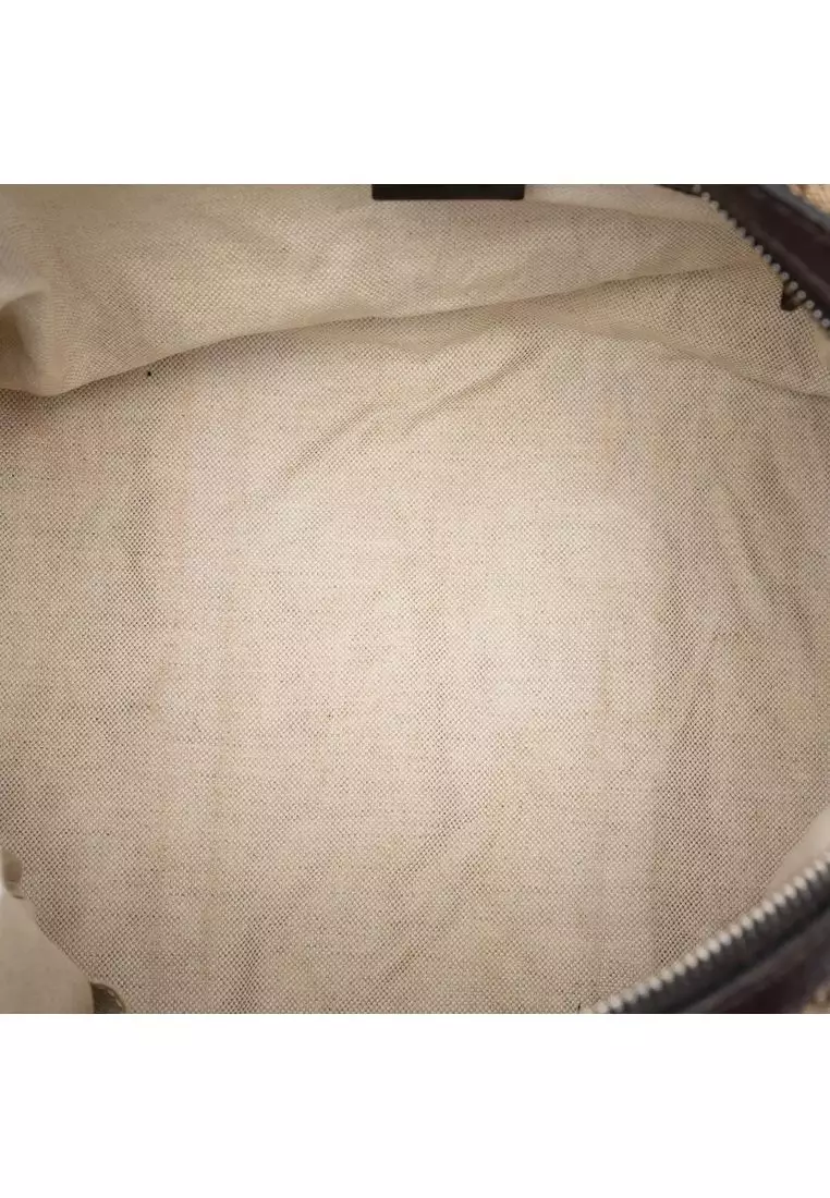 Pre-Loved Gucci Medium Gg Canvas Joy Boston Bag