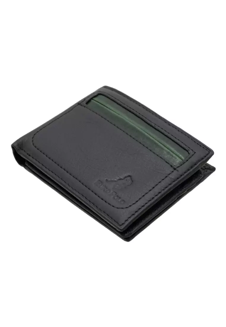 Euro Polo Pebble Leather Flip Dual ID Bifold Wallet EWB 40352