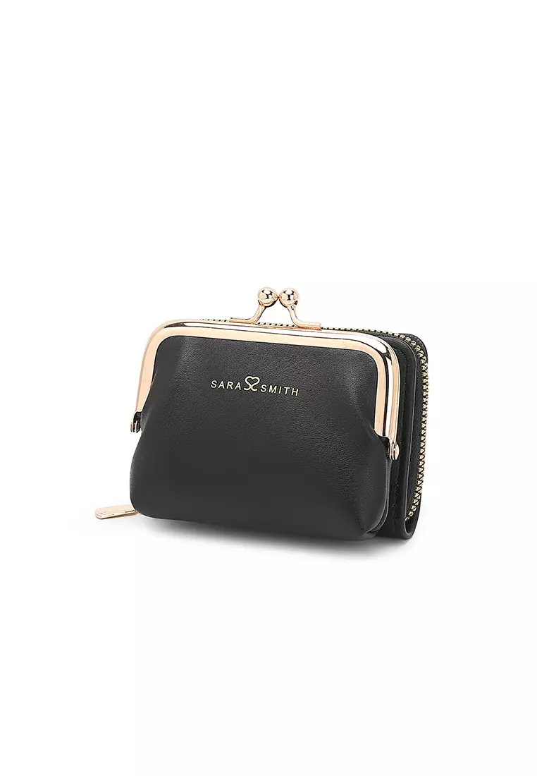 Women's Short Wallet / Purse - Black