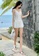 A-IN GIRLS white Sexy Gauze Big Backless One-Piece Swimsuit 0D084US49F6070GS_7