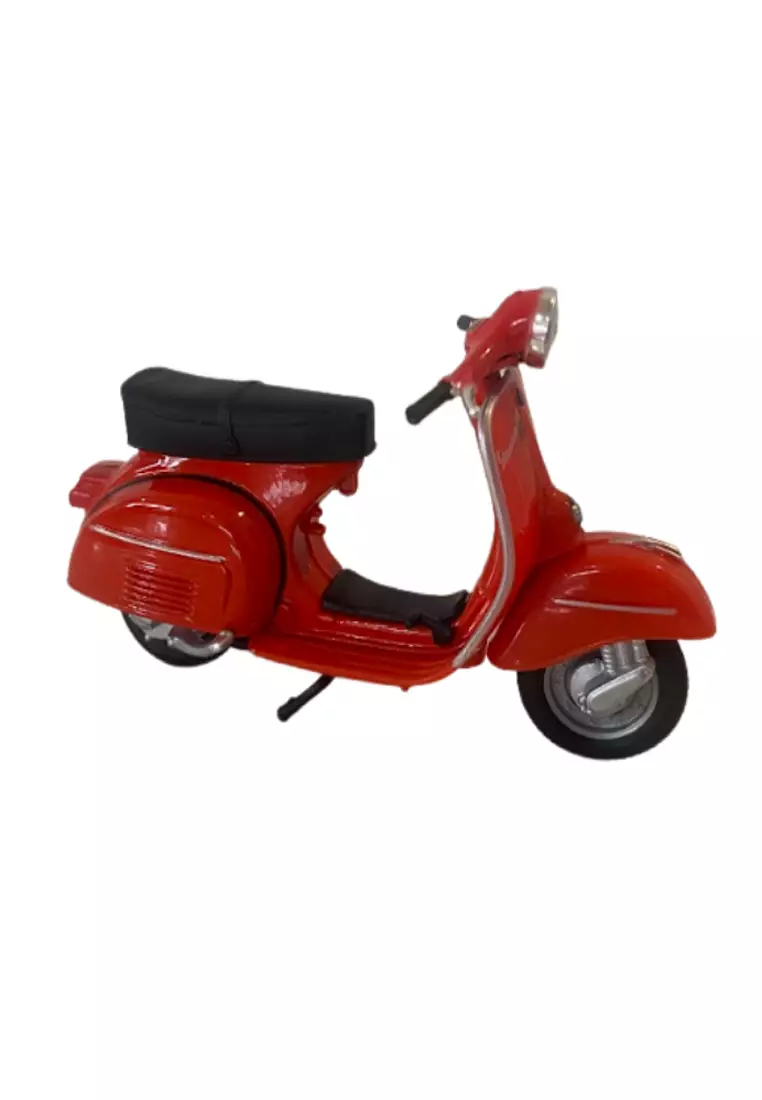 Buy Kiddie Cave Vespa Die-Cast Motorcycle GTR Red Vehicle Toy ...