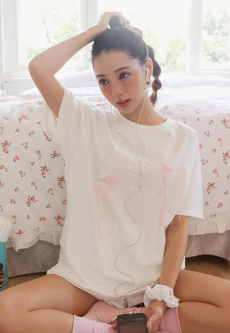 Ribbon Oversized Tee