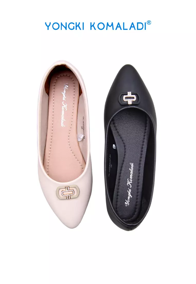 [ ORIGINAL ] YONGKI KOMALADI FLATSHOES OL-ASDR8237-24 CREAM