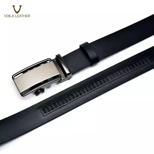 Genuine Leather Men’s Belt Voila Evans Black