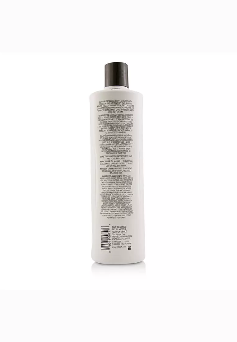Nioxin - Derma Purifying System 4 Cleanser Shampoo (Colored Hair, Progressed Thinning, Color Safe) 500ml/16.9oz