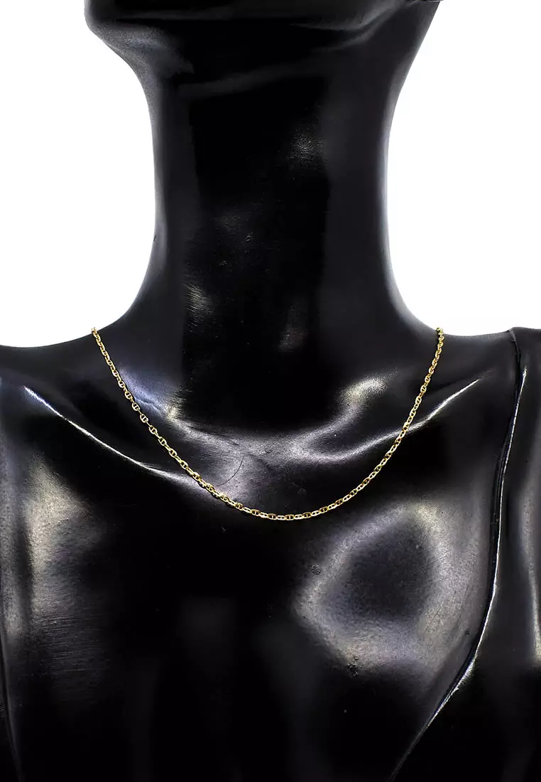 18K Italian Made Yellow Gold Necklace