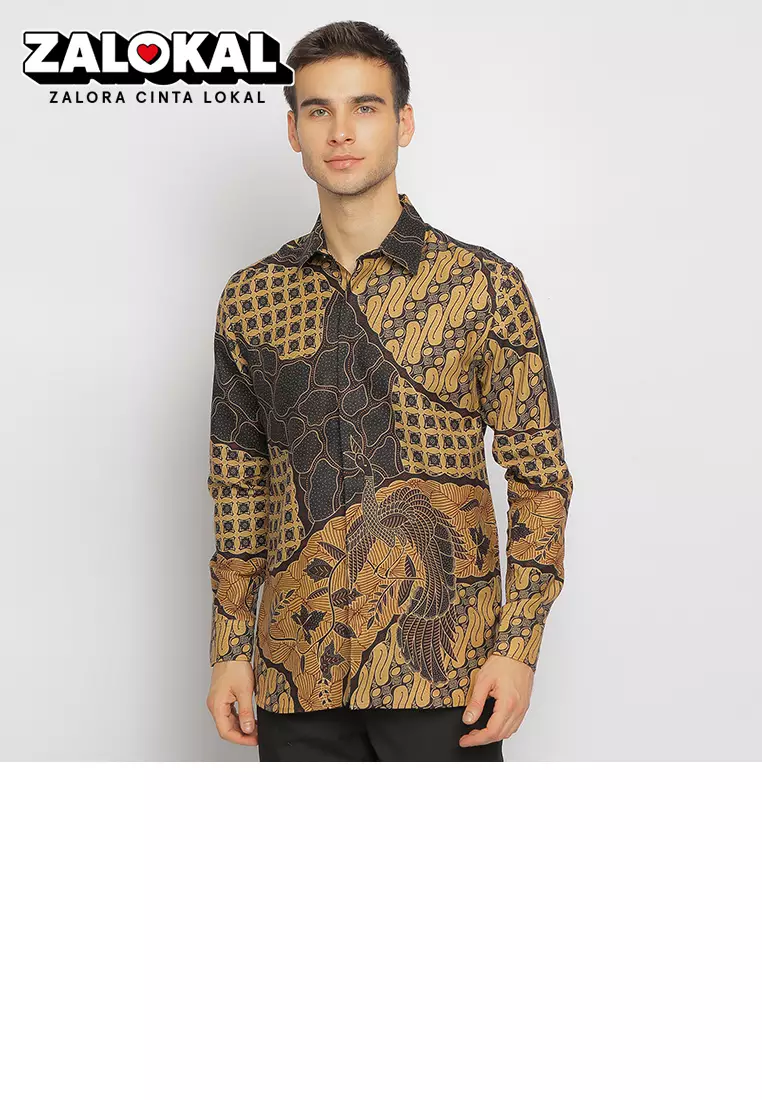 Exclusive Slimfit Nayaka Kemeja Batik Pria Lengan Panjang