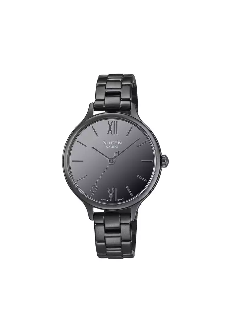 Casio sheen outlet black