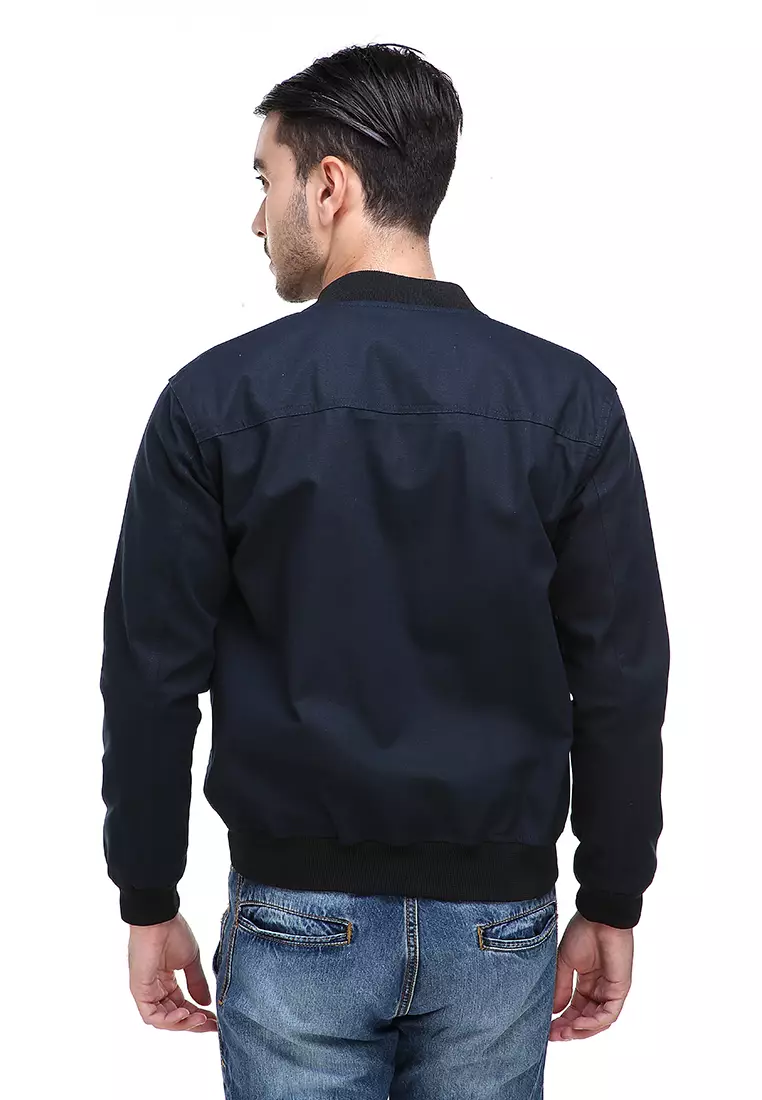 Jems Jaket Bomber Pria & Wanita Deluxe Jacket Material Canvas Baby Premium ORIGINAL