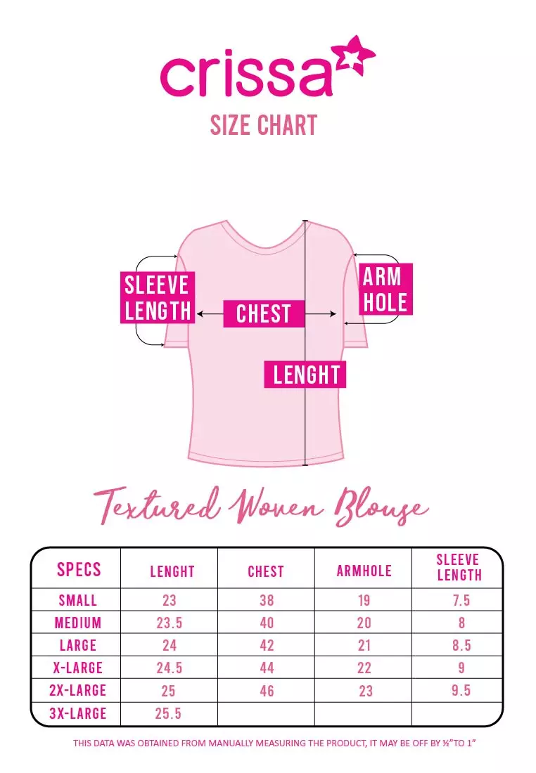 Textured Woven Short Sleeves Blouse