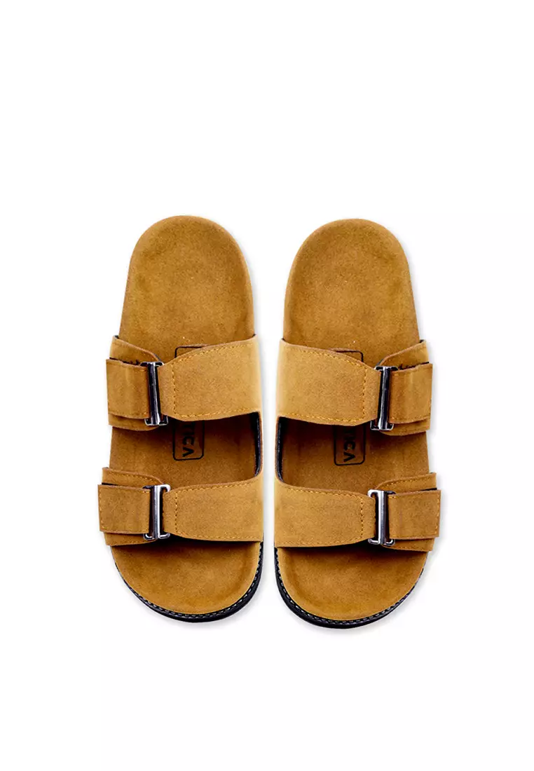 Lvnatica Abel Brown Slide Sandals