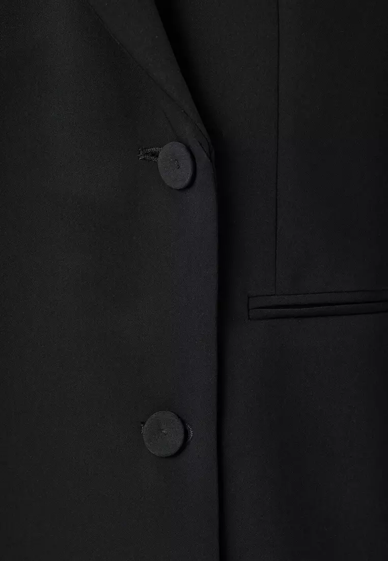 Double-Breasted Blazer-Style Dress