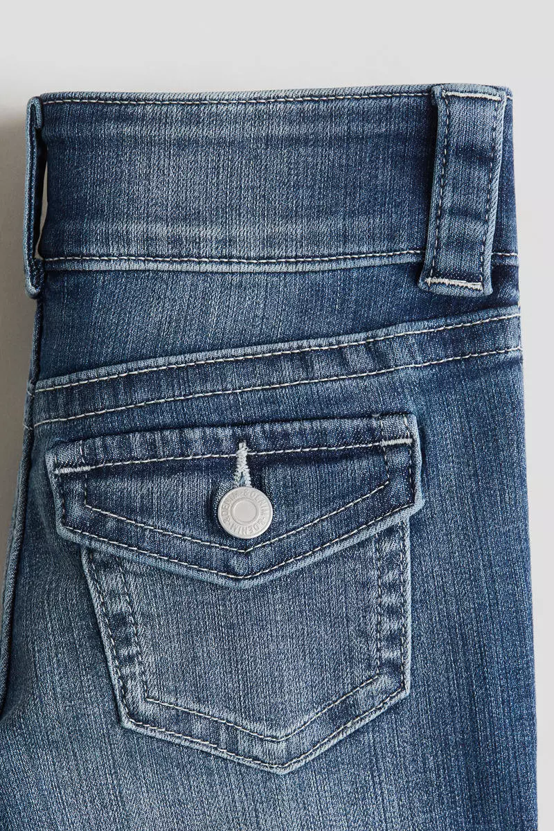 Bootcut Leg Low Jeans