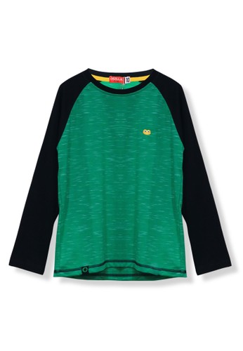 Jual Osella Kids Osella Baju Anak Laki Laki Tshirt Lengan Panjang Green Original Zalora Indonesia