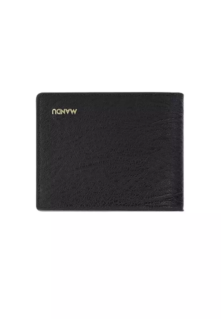 Dompet Lipat Pria Pendek 5314-1 RFID Blocking Bahan Kulit PU Leather Premium BAEOS ORIGINAL - Black
