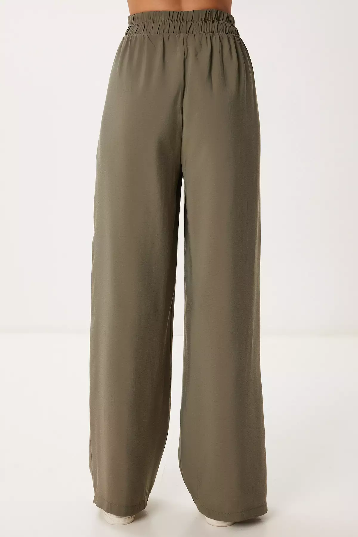 Women's Khaki Modal Shirt Pants Suit Bv00158