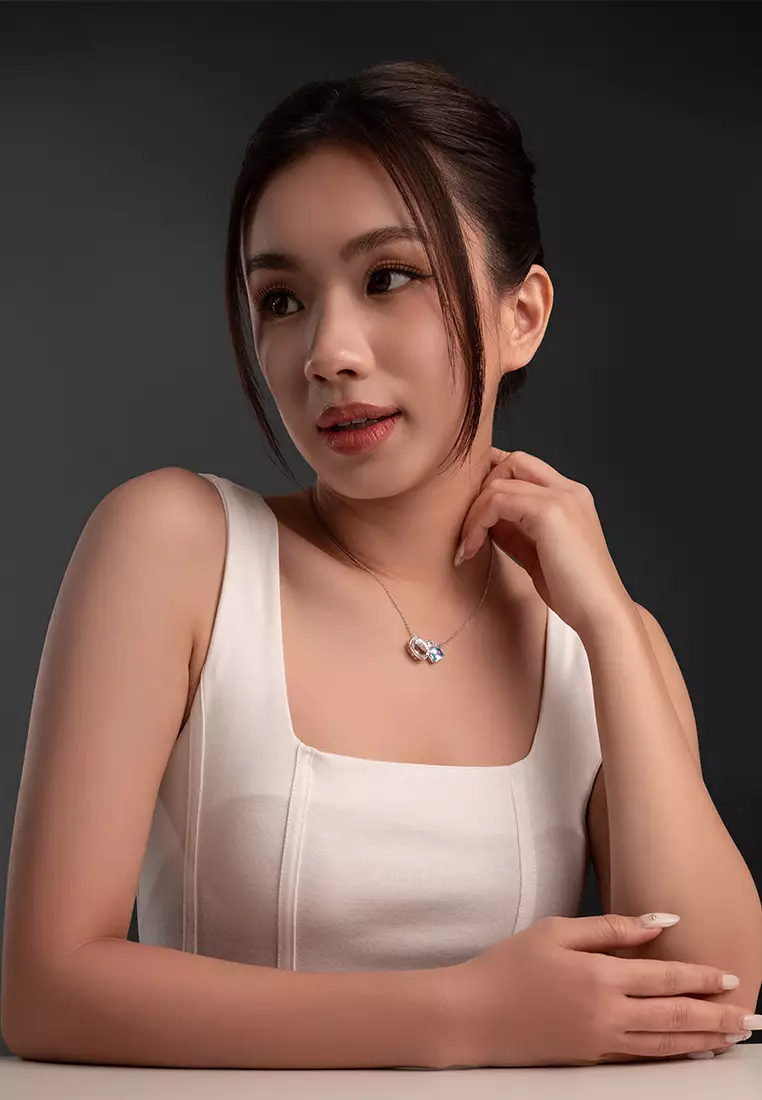 Glow Aquamarine Necklace 021