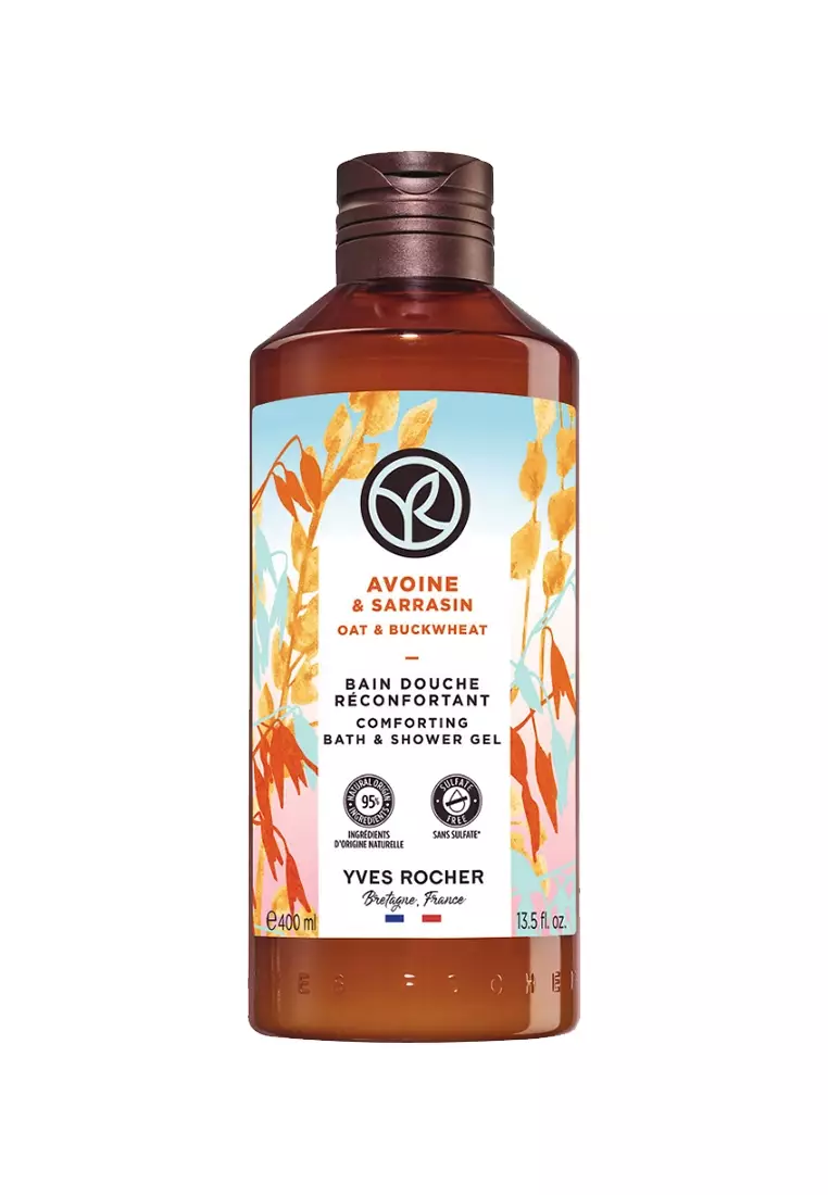 Buy Yves Rocher Oat Milk & Buckwheat Body Wash Shower Gel 400Ml by YVES