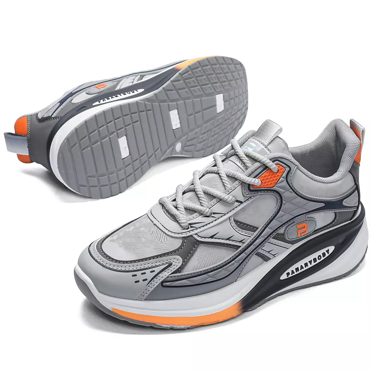 Sepatu Olahraga Pria Sporty Sneakers Cowok Sekolah Running Gym QNR30