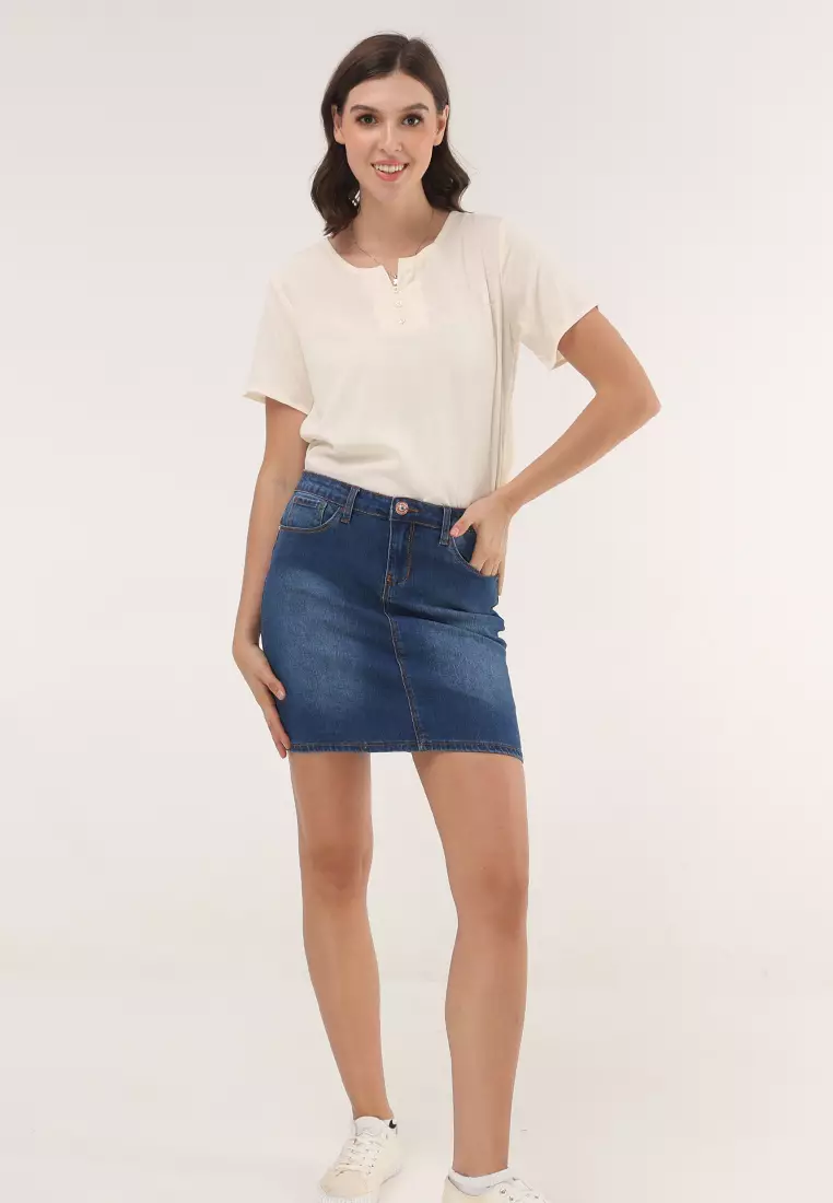 Denim Skirt Ladies