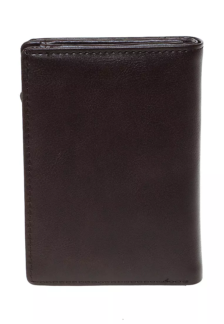 Dompet Mini Pria Wanita Model Lipat Many Slot Material Leather Kulit ORIGINAL