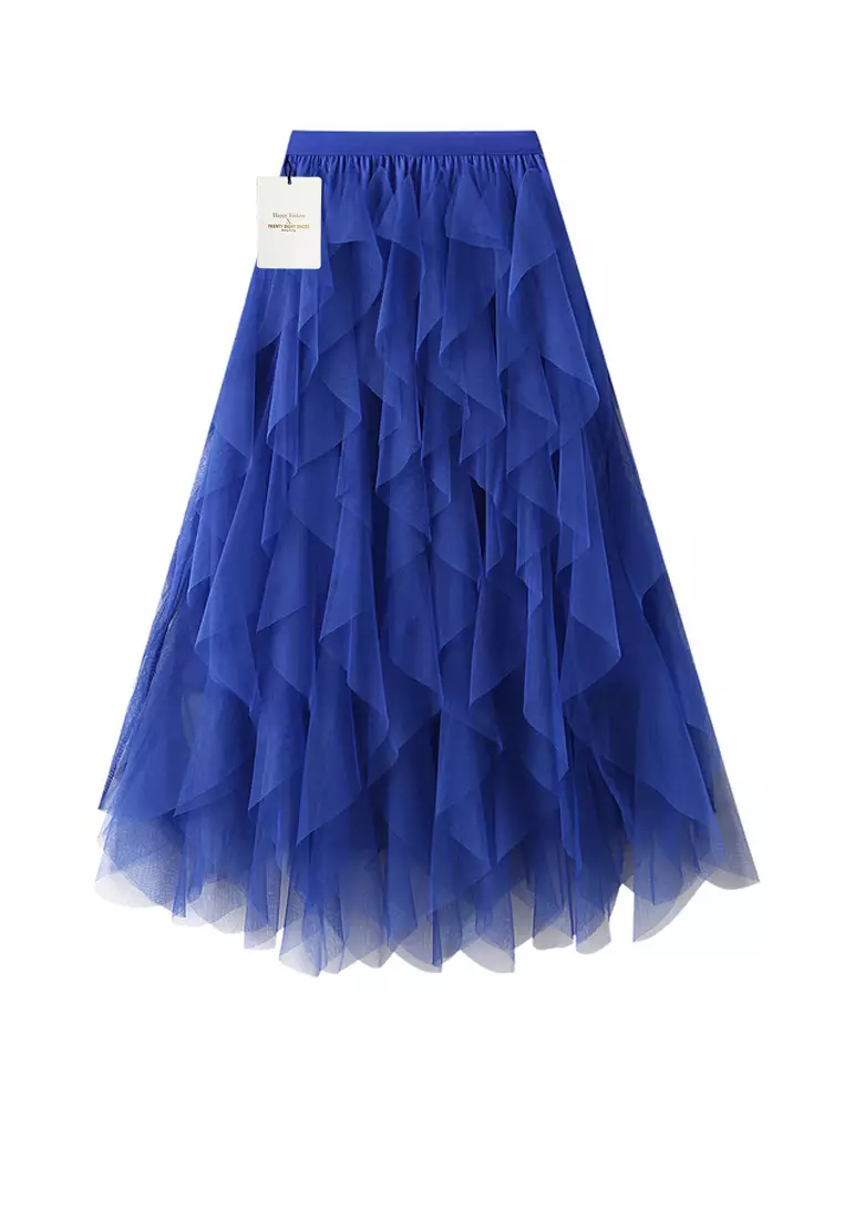 Draped Tulle Tiered Skirt‌ AF-0303