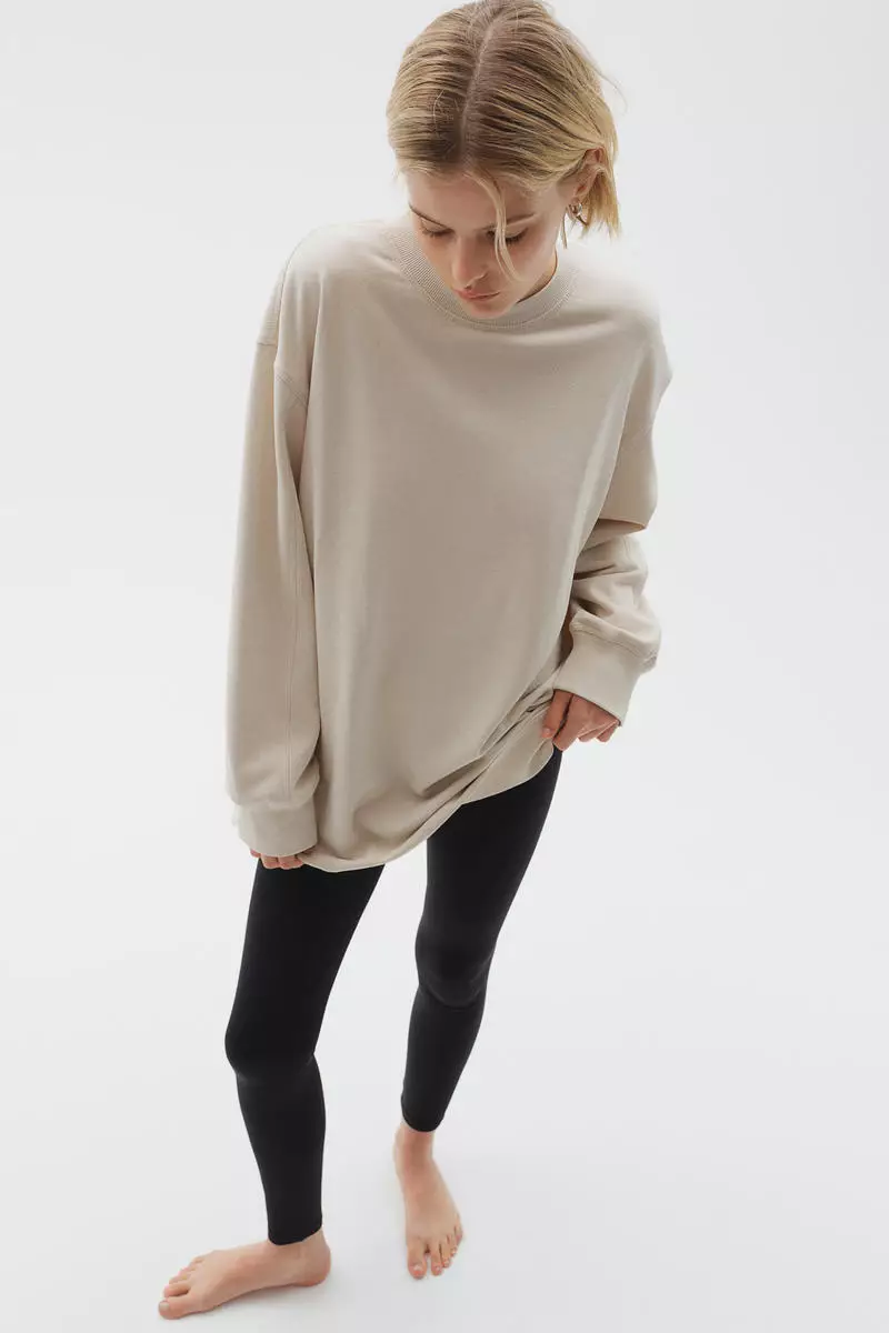 Cotton jersey leggings