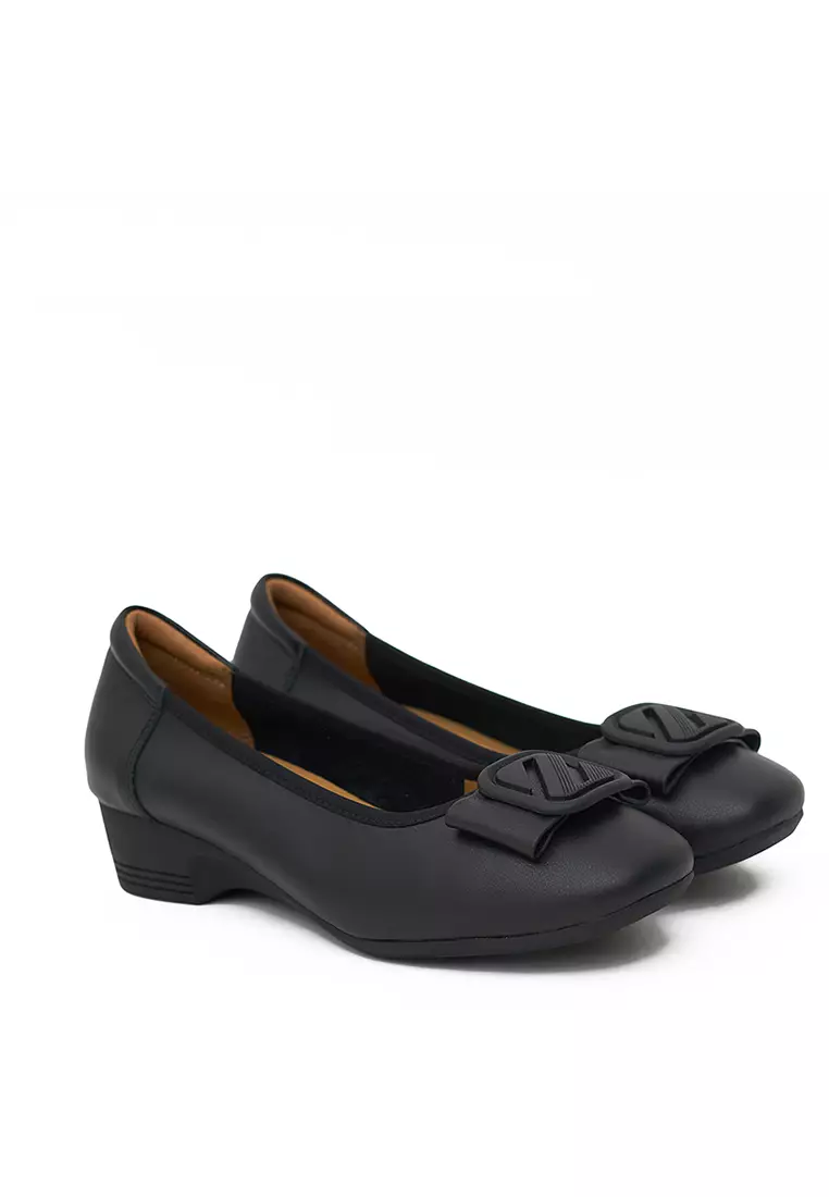 Sepatu Casual Formal Wanita Gino Mariani Fairy Hitam