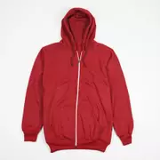 Jual Kepomp Kepomp Jaket Sweater Polos Hoodie Zipper Merah Maroon