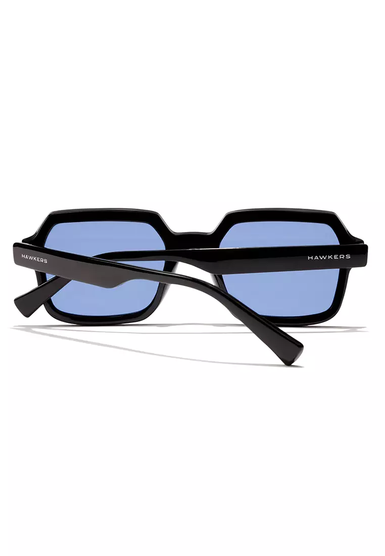 HAWKERS Black Blueberry Minimal Max Sunglasses For Men And Women, Unisex. Official Product Designed In Spain